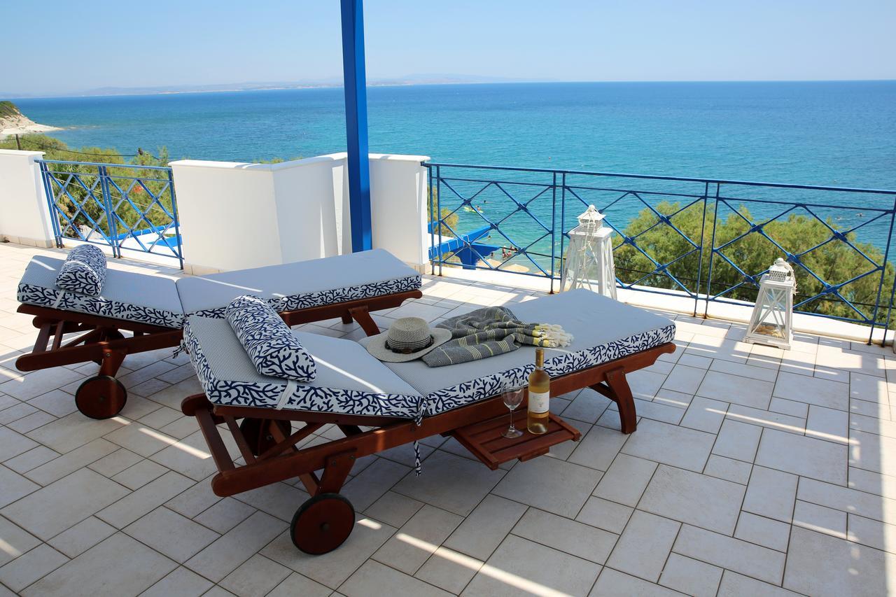 Aliki Studios Paralia Agias Foteinis Bagian luar foto